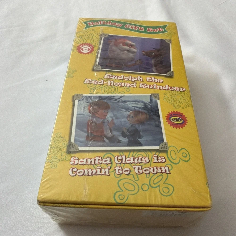 Brand New Rudolph The Red Nosed Reindeer/Santa Claus Is Coming 2Town-Holiday VHS
